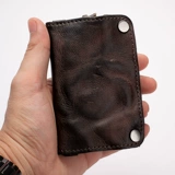 Универсальная ключница, двухэтажная вместительная и большая система хранения, чехол для проездного, картхолдер, кожаный бумажник, из натуральной кожи, 2 в 1