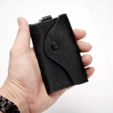 Универсальная вместительная и большая ключница, картхолдер, кожаная система хранения, из натуральной кожи, 2 в 1, воловья кожа