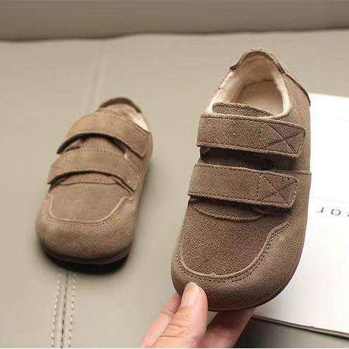 女童勃肯鞋加绒2025冬季新款儿童二棉鞋子男童软底防滑保暖豆豆鞋,淘宝优惠券,粉丝福利购,淘宝优惠卷