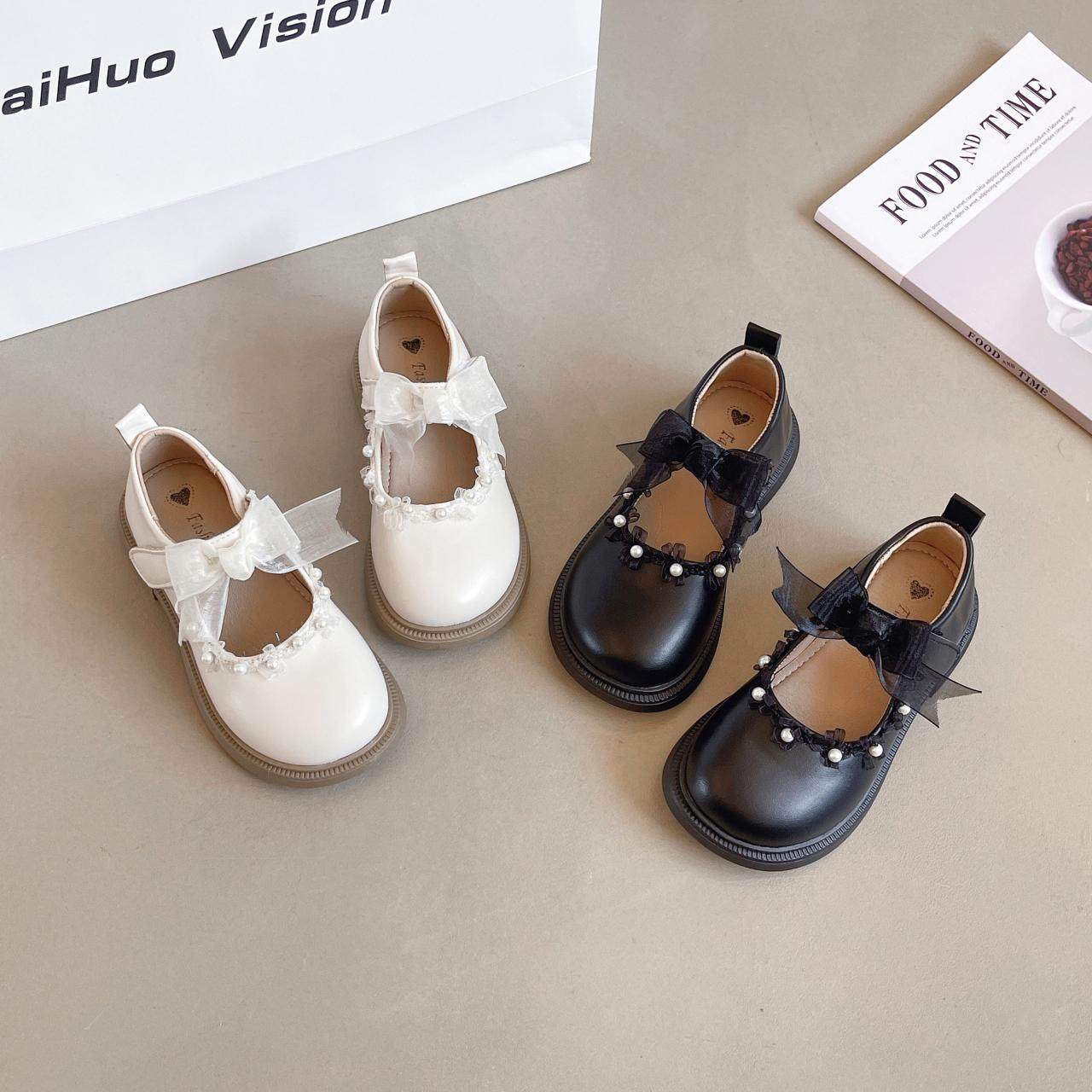 女童鞋子儿童公主鞋2026新款春秋款小女孩蝴蝶结软底春秋季皮鞋,淘宝优惠券,粉丝福利购,淘宝优惠卷