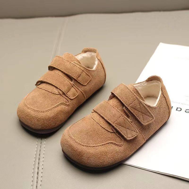 女童勃肯鞋加绒2025冬季新款儿童二棉鞋子男童软底防滑保暖豆豆鞋,淘宝优惠券,粉丝福利购,淘宝优惠卷