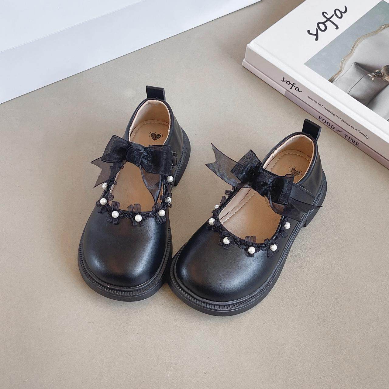 女童鞋子儿童公主鞋2026新款春秋款小女孩蝴蝶结软底春秋季皮鞋,淘宝优惠券,粉丝福利购,淘宝优惠卷