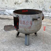 Stove stove with firewood-fire outdoor iron pan stew pan with fire hearth single stove Home rural coal gas tank modified firewood stove