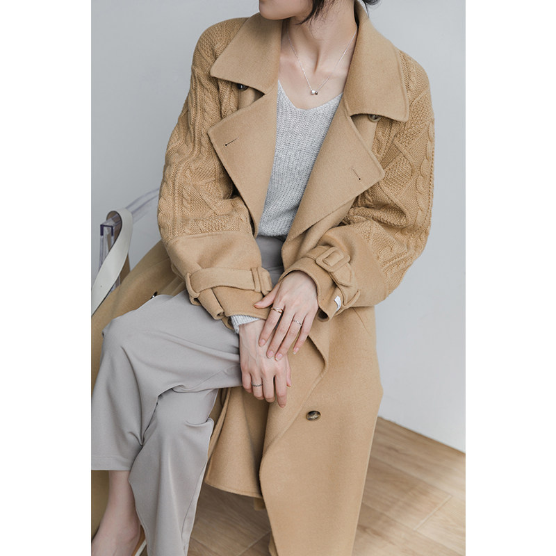 小个子羊毛双面呢子高端日系大衣 dwi服饰毛呢外套