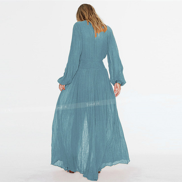 Large size big sling skirt vacation bohemian new long skirt