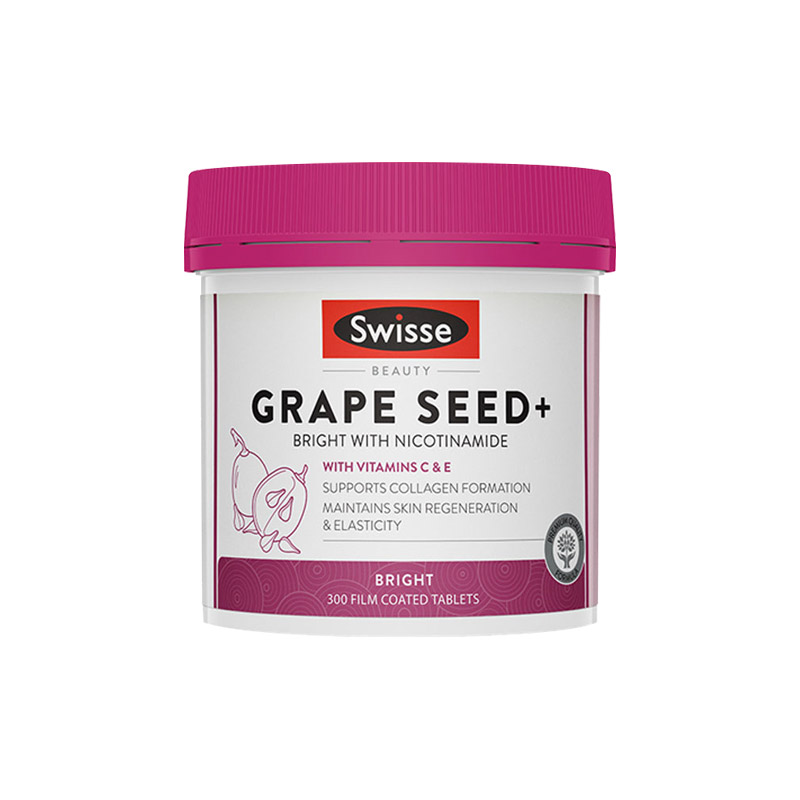 澳洲Swisse葡萄籽烟酰胺粉精华片opc原花青素亮白小灯泡 - 图3