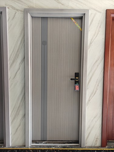 锌合金门加厚料烤漆钢套房间门卧室门租房工程门电解板门时尚新款 - 图2