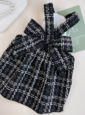 猫狗通用宠物服饰ins风小香风背带裙穿着舒适适合春夏穿着