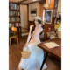 Anli 2026 summer ໃຫມ່ elastic waist layered lace gauze skirt
