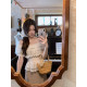 ຊັ້ນເທິງຂອງ lace elasticated polka-dot