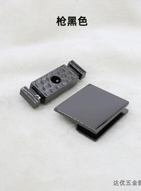 包包五金配件锁扣方形暗锁包五金配DIY皮具维修配件锁斜跨包锁扣