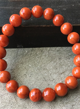 凉山九口料南红柿子红火焰红手链手串