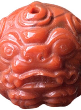 四川九口南红包浆貔貅圆珠满肉玛瑙瑞兽龙珠散珠多宝手串DIY配饰