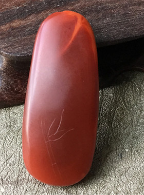 天然四川九口南红玛瑙柿子红满色满肉磨砂油光莲蓬蜻蜓吊坠挂件