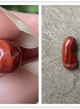 天然川料南红玛瑙知足常乐吊坠雕件 柿子红玉石雕刻挂饰项坠