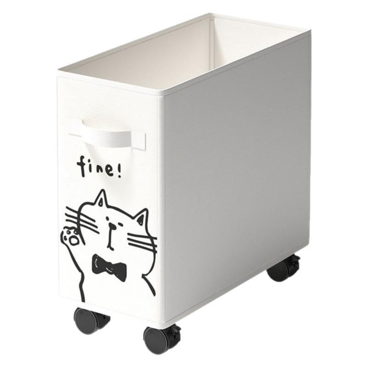 收纳箱带滑轮办公室桌下置物架工位收纳筐放包筐带轮小推车可移动,淘宝优惠券,粉丝福利购,淘宝优惠卷