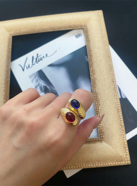 女巴洛克复古中古款戒指包邮