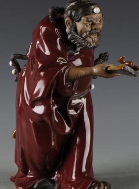 引福陶瓷招财中式客厅钟馗摆件