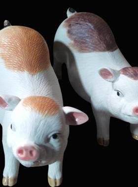 陶瓷招财可爱小猪饰品摆件礼品