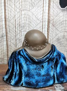 陶瓷招财弥勒笑佛客厅饰品摆件