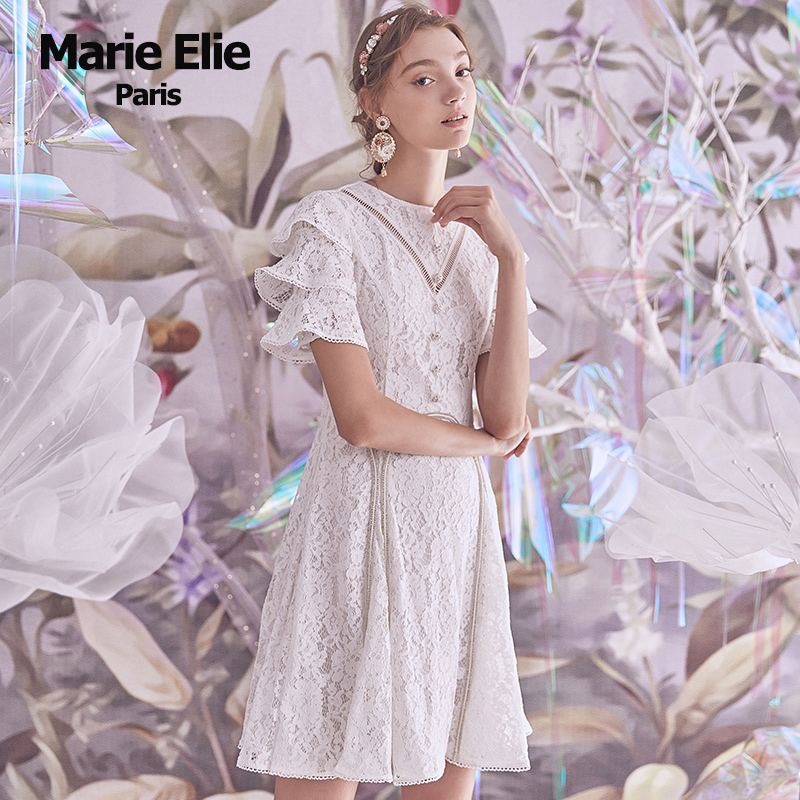 marie elie春夏经典款蕾丝连衣裙 MarieElie连衣裙