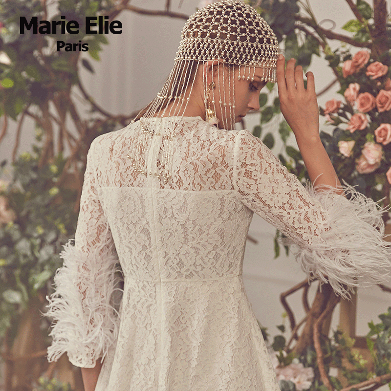 marie elie秋冬蝴蝶连衣裙 MarieElie连衣裙