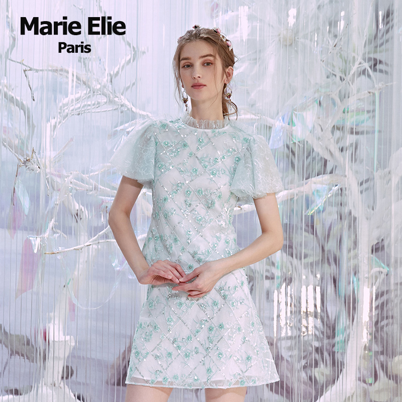 marie elie2019夏季新款上衣 MarieElie蕾丝衫/雪纺衫