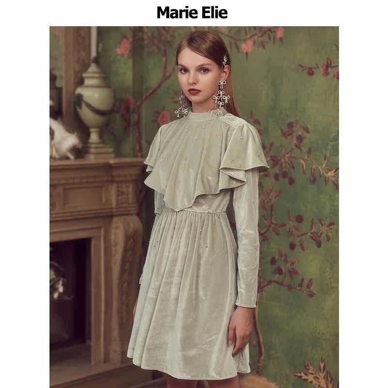 marie elie秋冬新款椿妍幂胤连衣裙 MarieElie连衣裙