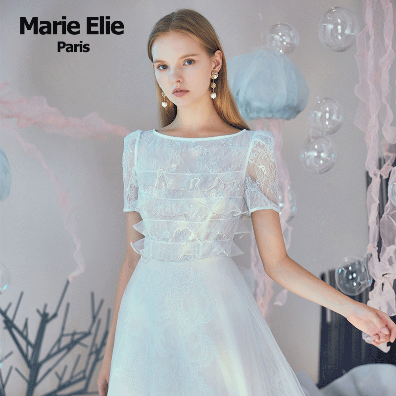 marie elie春夏新款宓藴偲缈连衣裙 MarieElie连衣裙