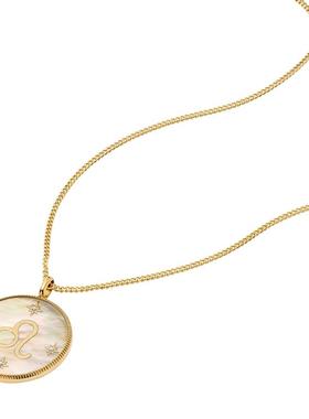 代购Fossil/化石金色金属项链轻奢简约百搭女款cm