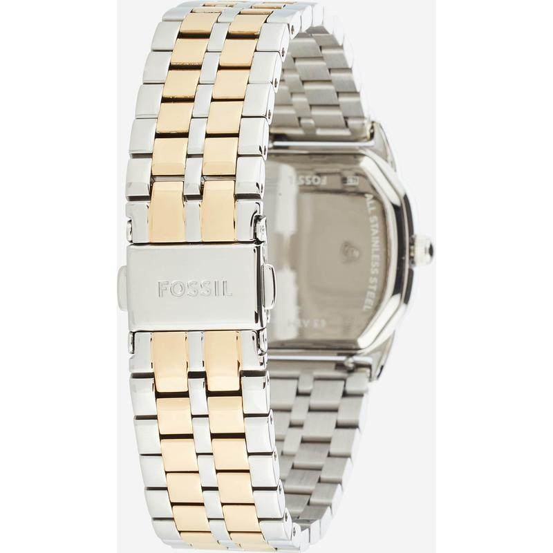代购Fossil化石女士腕表计时夜光日期防水金属钢带双色罗马字 - 图2