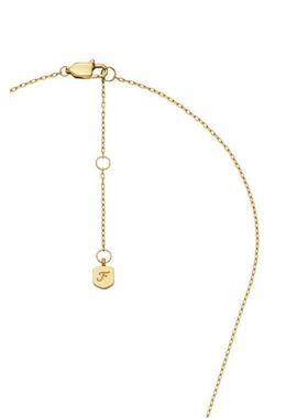 代购Fossil化石女士项链简约优雅精致百搭金色贝壳珠金属材质