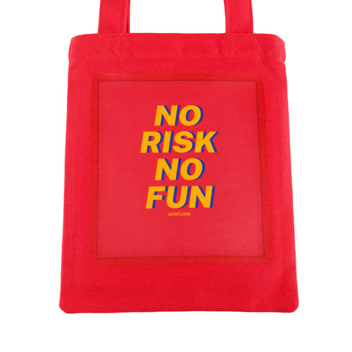 #0096# 迷你 no risk no fun 手提袋 mini bag by ACRYLISM - 图2