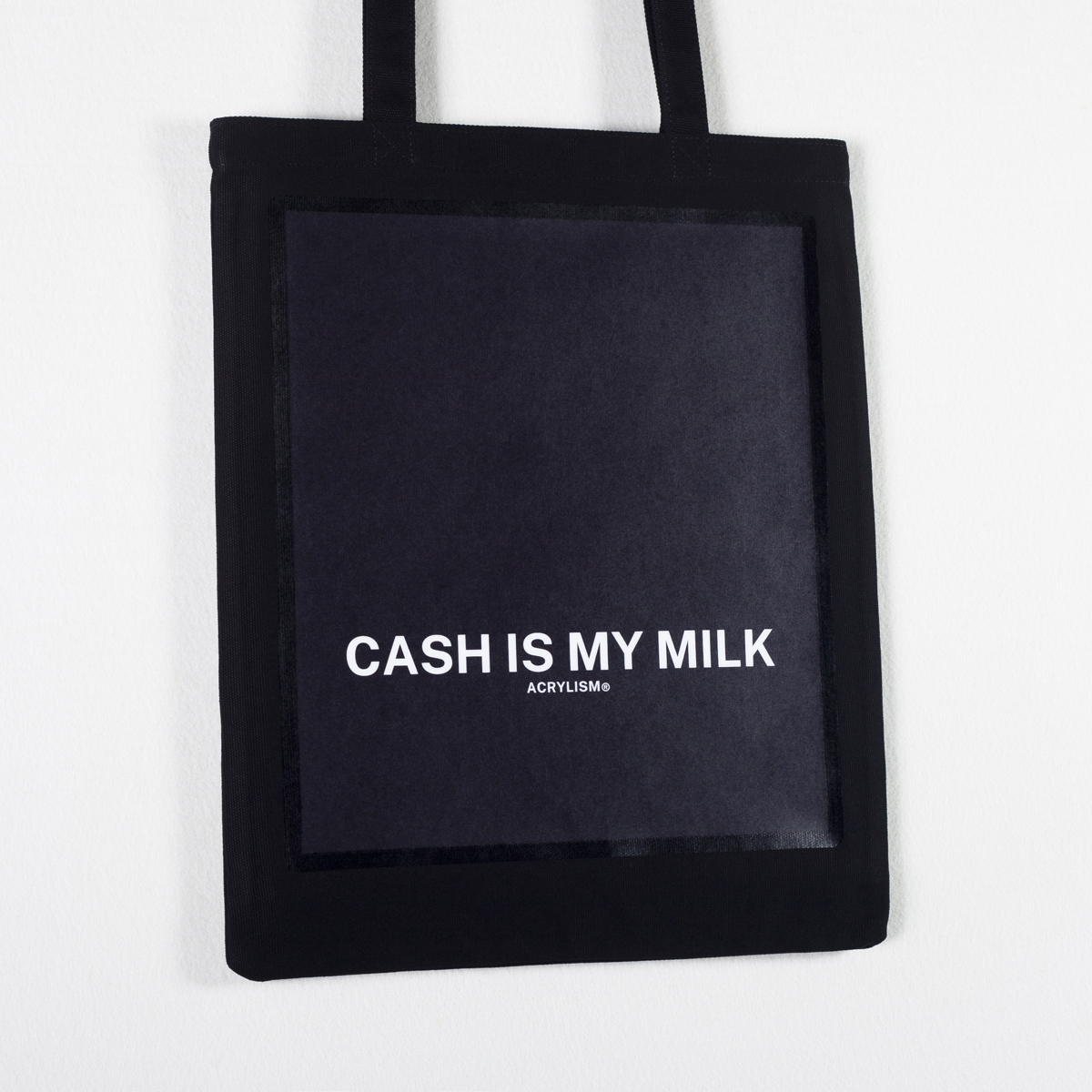 #0053# cash is my milk 环保袋 SLOGAN® BAG by ACRYLISM® - 图2