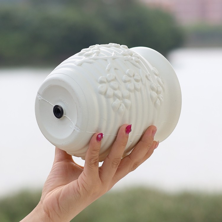 蝴蝶兰花盆浮雕梅花盆多肉石斛盆栽种植透气控根自吸水懒人储水盆,淘宝优惠券,粉丝福利购,淘宝优惠卷