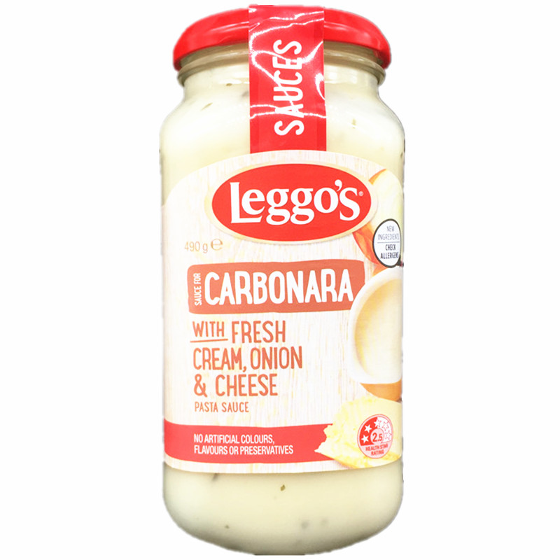 Leggo's Carbonara Pasta Sauce立格仕奶油洋葱意大利面酱调味料-图3