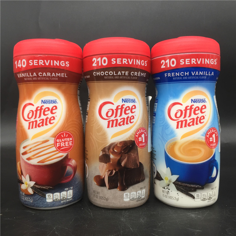 Nestle Coffee Mate Vanilla Caramel香草焦糖味咖啡伴侣奶精植脂-图0