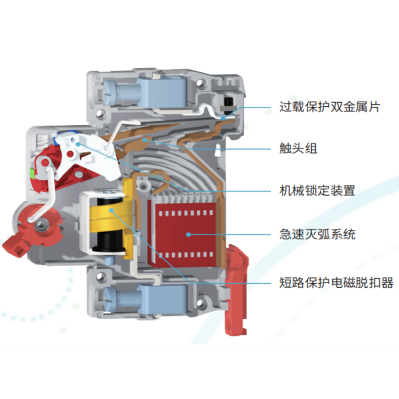 佛山照明空气开关断路器家用电保护器空开1P2P10A16A20A25A32A63A - 图2