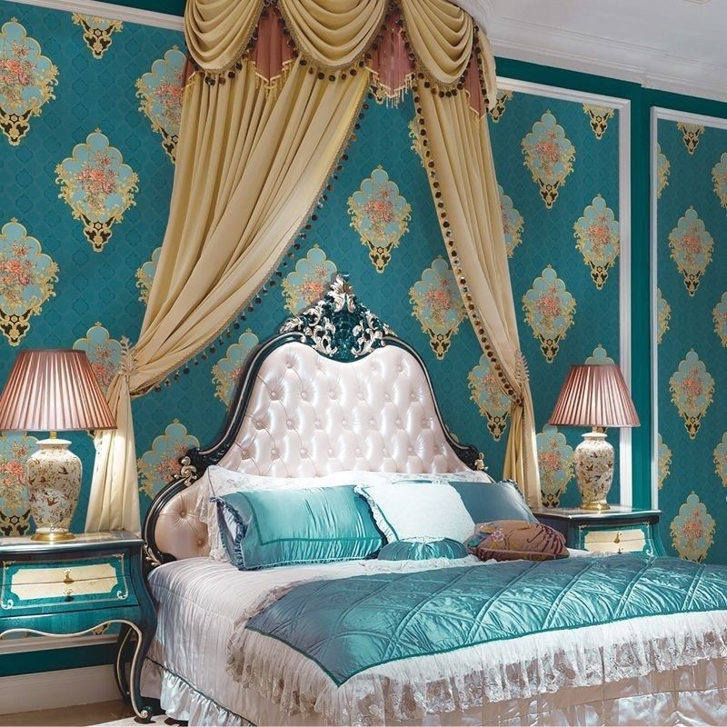 3欧式壁纸背景墙客厅奢华复古花纹卧室房间温馨防水PVC墙纸,淘宝优惠券,粉丝福利购,淘宝优惠卷