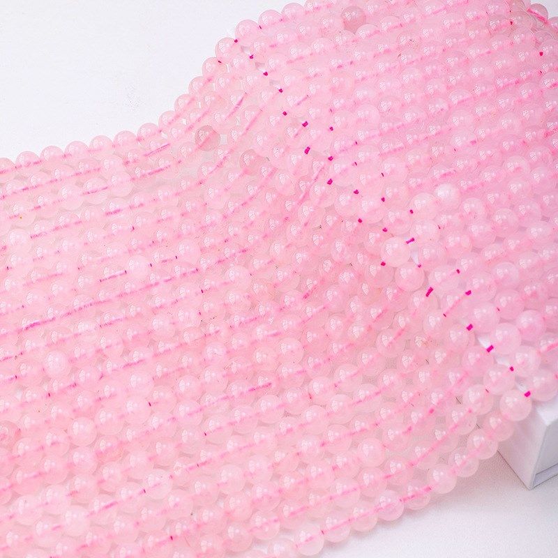 天然粉水晶散珠IY饰品配件7a芙蓉粉水晶半成品粉晶圆珠手串,淘宝优惠券,粉丝福利购,淘宝优惠卷