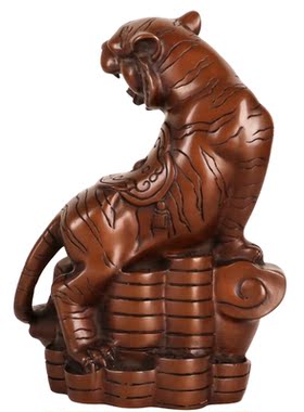 紫铜工艺品生肖虎属虎摆件生日商业礼品开业招财如意老虎