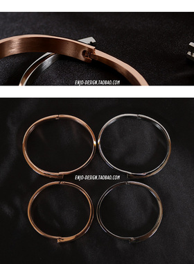 情侣手链韩版情侣不锈钢