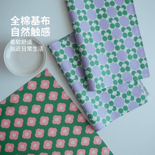 餐垫PVC防水防油隔热餐盘垫格纹布艺易清洁家用防烫桌垫餐盘垫 - 图1