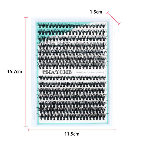 30D40D false eyelashes 9-16mm thick curled D-curve - 图3