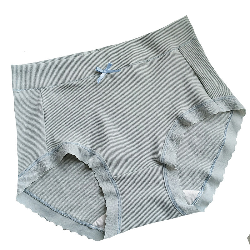 大码胖mm纯棉内裤200斤螺纹大弹力中高腰甜美舒适女士三角底裤,淘宝优惠券,粉丝福利购,淘宝优惠卷