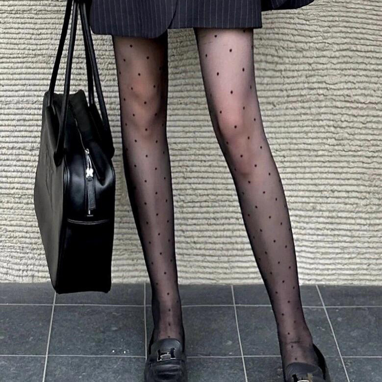 波点丝袜防勾丝连袜裤超薄0d高透jk白丝袜子女秋冬季打底裤袜黑丝,淘宝优惠券,粉丝福利购,淘宝优惠卷