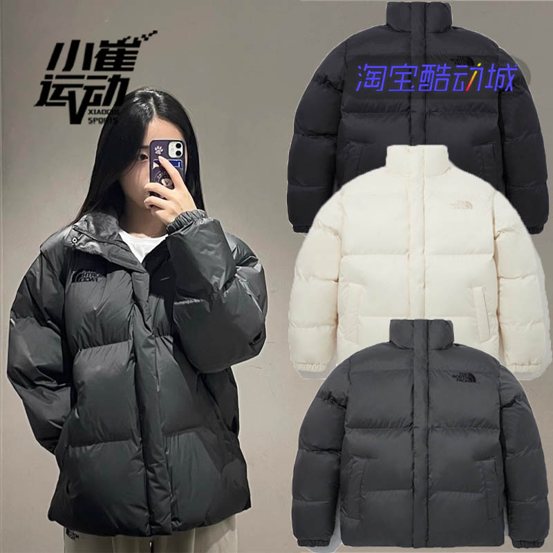 韩国代购THE NORTH FACE/北面棉服22冬男女款立领保暖外套NJ3NN52 - 图0