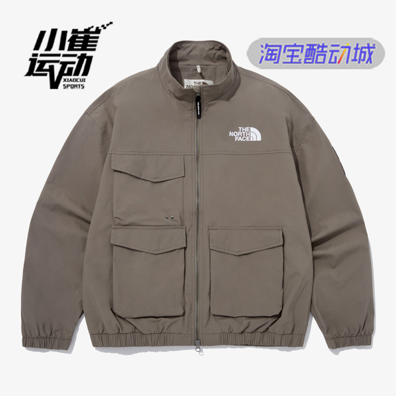 韩代TheNorthFace北面24年春多口袋工装立领男女夹克外套NJ3BQ02-图2