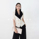 MD Inno Warm Sugar Latte 2026 Summer Style Slim Temperament Versatile Slim Fit Splicing Socialite Suit Top