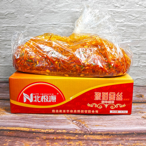 北极源琥珀金丝酱菜商用整箱香辣芥菜丝咸菜自制爽口即食五仁金丝 - 图2